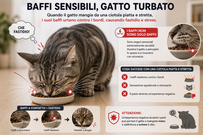 stress dei baffi nel gatto, spiegazione